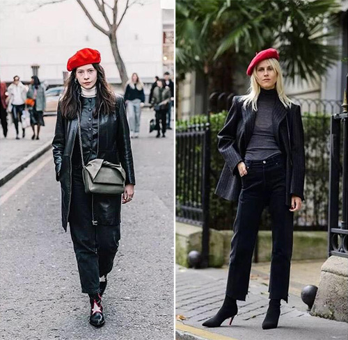冬天穿大衣戴上這3款帽子，想不美都難！